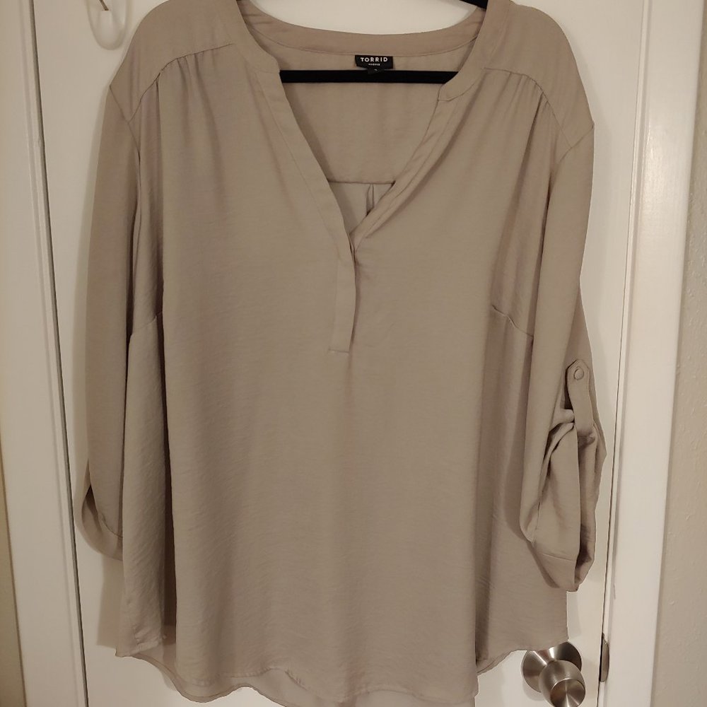 Beige Harper Blouse
